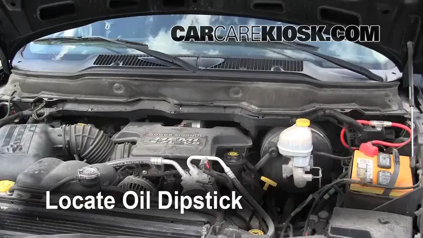 2003 Dodge Ram 2500 5.7L V8 Crew Cab Pickup (4 Door) Oil Check Oil Level